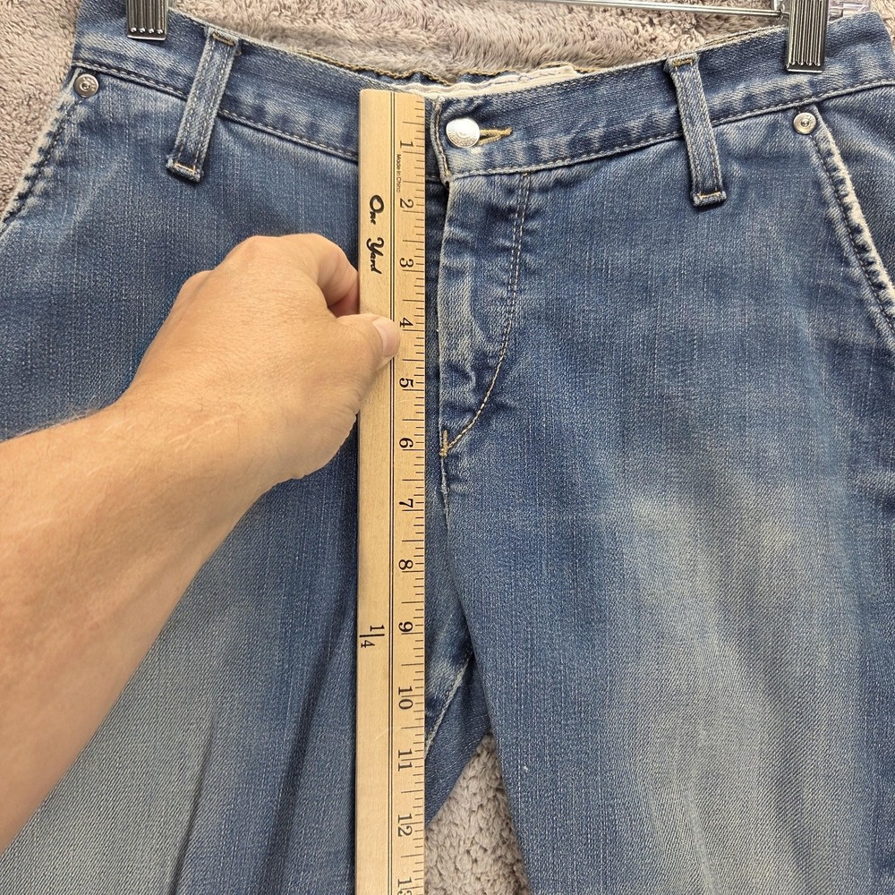 Vintage Levis Engineered Jeans Mens Blue Twisted Medium Wash Zip Fly Fits 26x30 - Picture 7 of 16